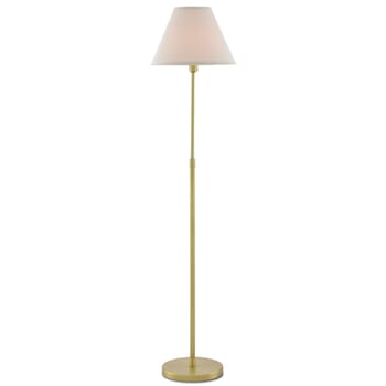 Currey & Company 53" Dain Floor Lamp in Antique Brass