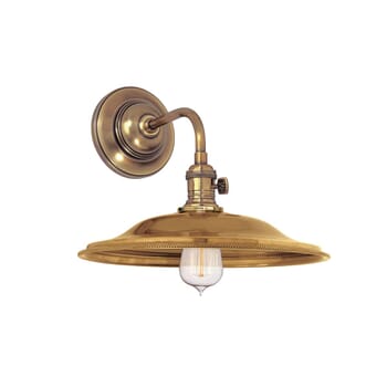 Hudson Valley Heirloom 9" Wall Sconce in Aged Brass