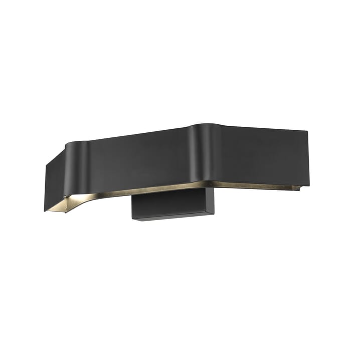 Z-Lite Arcano 1-Light Wall Sconce In Matte Black Z-Lite Arcano 1-Light Wall Sconce In Matte Black
