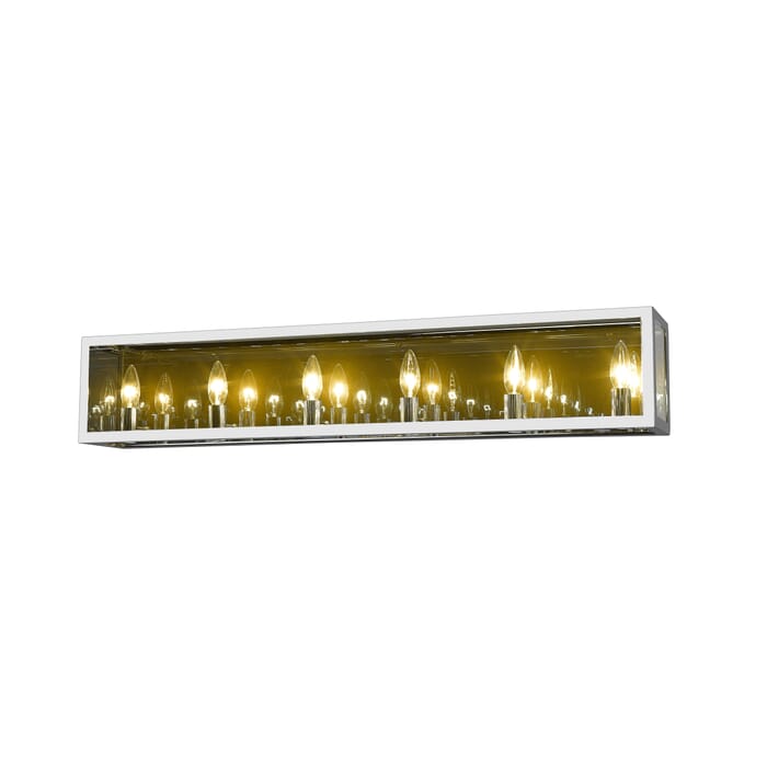 Z-Lite Infinity 6-Light Bathroom Vanity Light In Chrome Z-Lite Infinity 6-Light Bathroom Vanity Light In Chrome