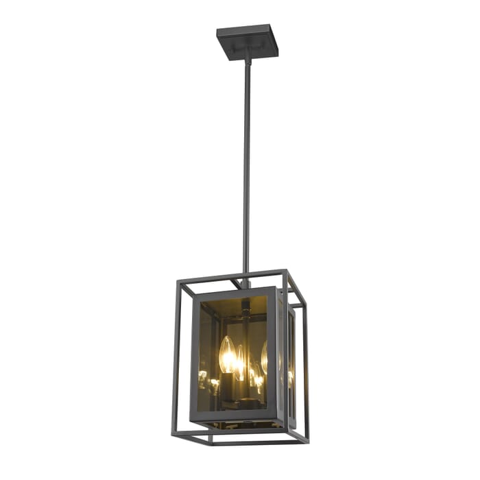 Z-Lite Infinity 3-Light Mini Pendant Light In Misty Charcoal Z-Lite Infinity 3-Light Mini Pendant Light In Misty Charcoal