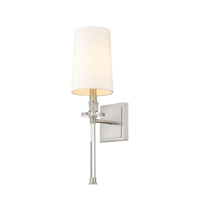 Z-Lite Sophia 1-Light Wall Sconce In Brushed Nickel Z-Lite Sophia 1-Light Wall Sconce In Brushed Nickel