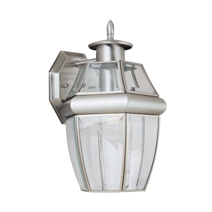 Sea Gull Lancaster 12" Outdoor Wall Light in Antique Brushed Nickel Sea Gull Lancaster 12" Outdoor Wall Light in Antique Brushed Nickel