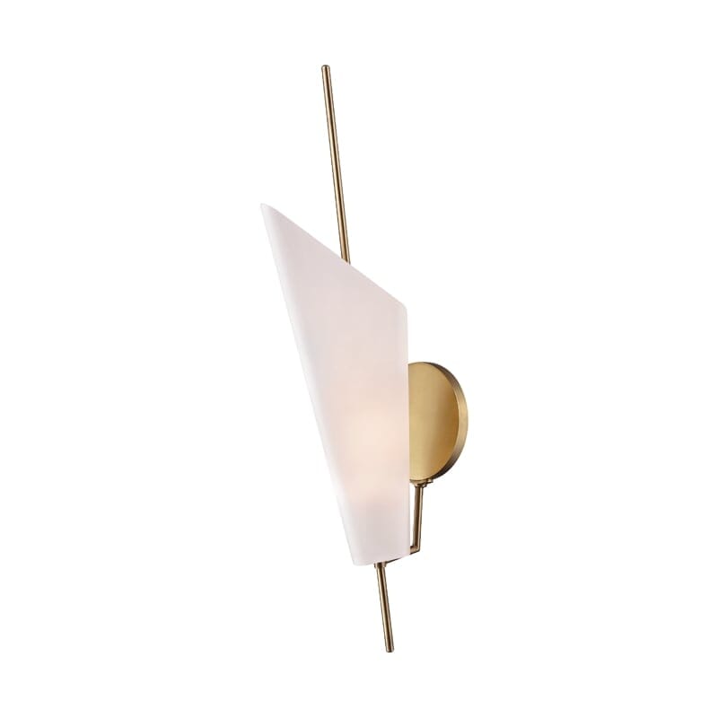 Cooper 2-Light 23" Wall Sconce in Aged Brass