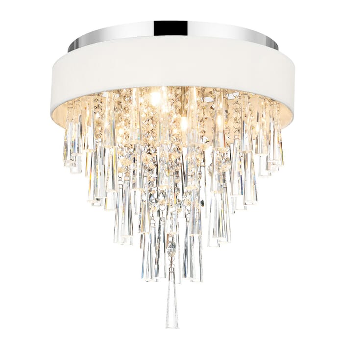Four Light Flush Mount by CWI Lighting Four Light Flush Mount by CWI Lighting
