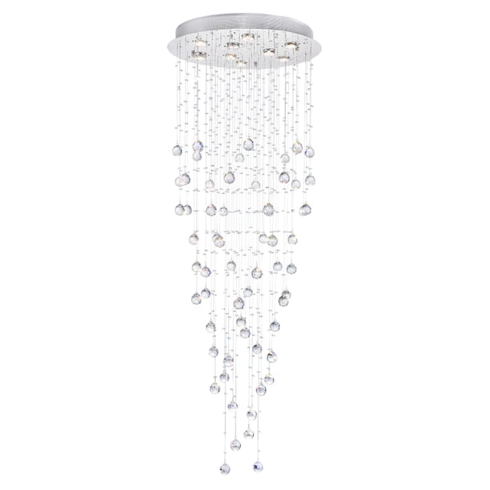Nine Light Flush Mount by CWI Lighting Nine Light Flush Mount by CWI Lighting
