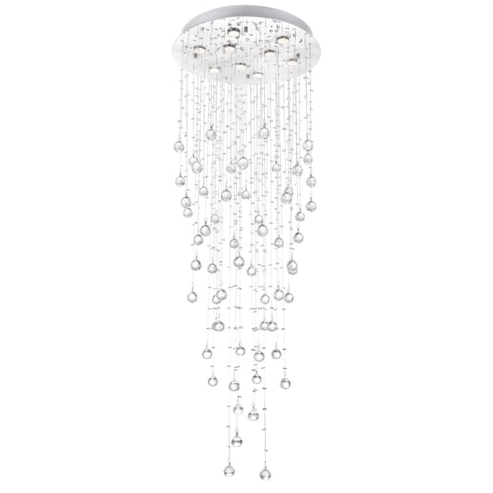 Nine Light Flush Mount by CWI Lighting Nine Light Flush Mount by CWI Lighting