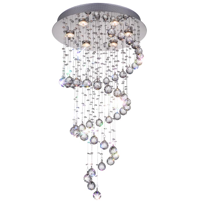 Six Light Flush Mount by CWI Lighting Six Light Flush Mount by CWI Lighting