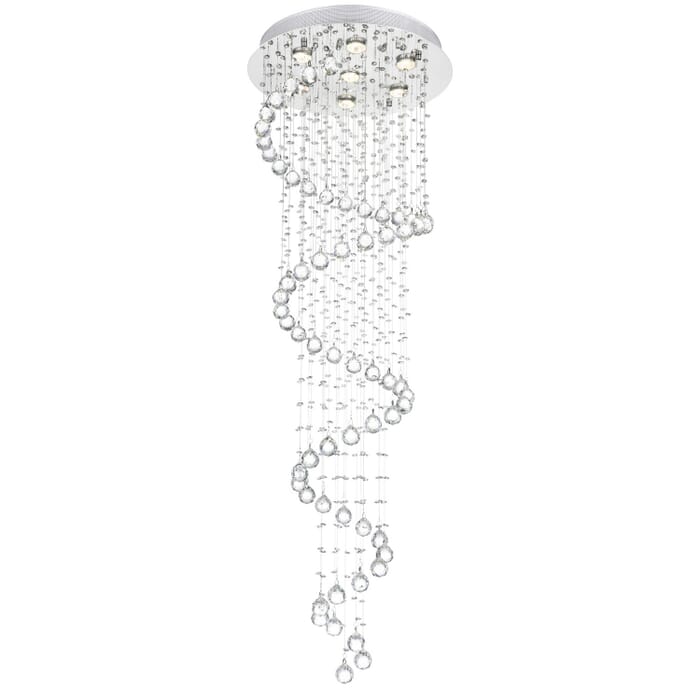 Seven Light Flush Mount by CWI Lighting Seven Light Flush Mount by CWI Lighting