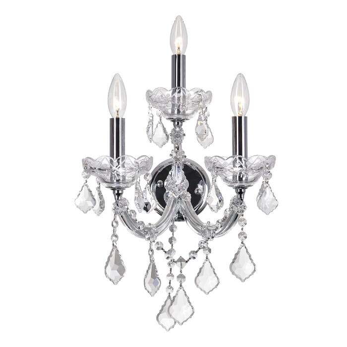 Three Light Wall Sconce by CWI Lighting Three Light Wall Sconce by CWI Lighting