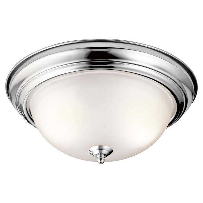 Kichler Lighting Signature 2-Light Flush Mount in Chrome Kichler Lighting Signature 2-Light Flush Mount in Chrome