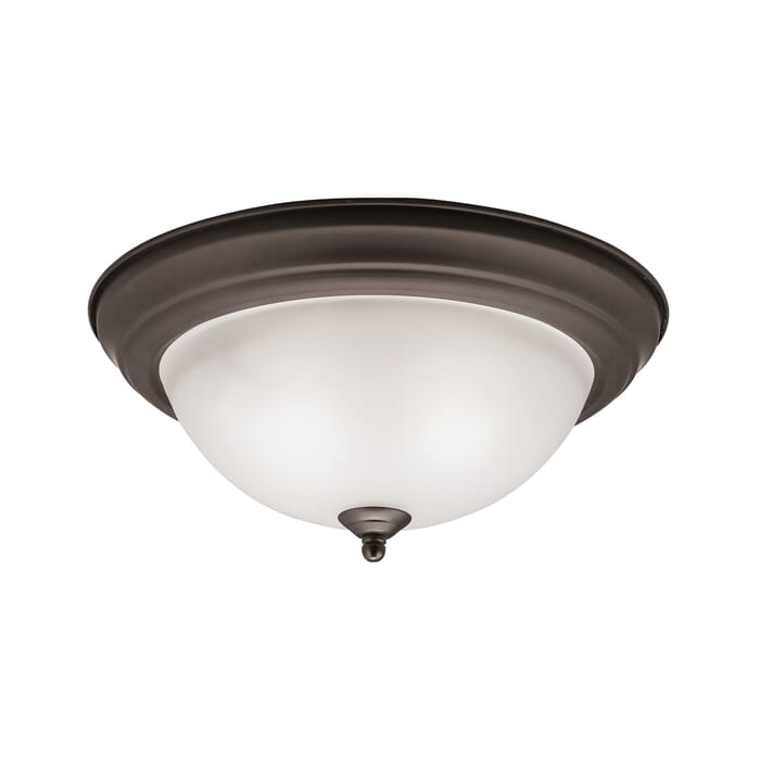 Kichler Lighting Signature 2-Light Flush Mount in Olde Bronze Kichler Lighting Signature 2-Light Flush Mount in Olde Bronze