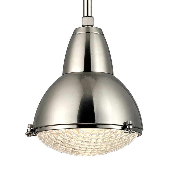 Hudson Valley Belmont 13" Pendant Light in Satin Nickel Hudson Valley Belmont 13" Pendant Light in Satin Nickel