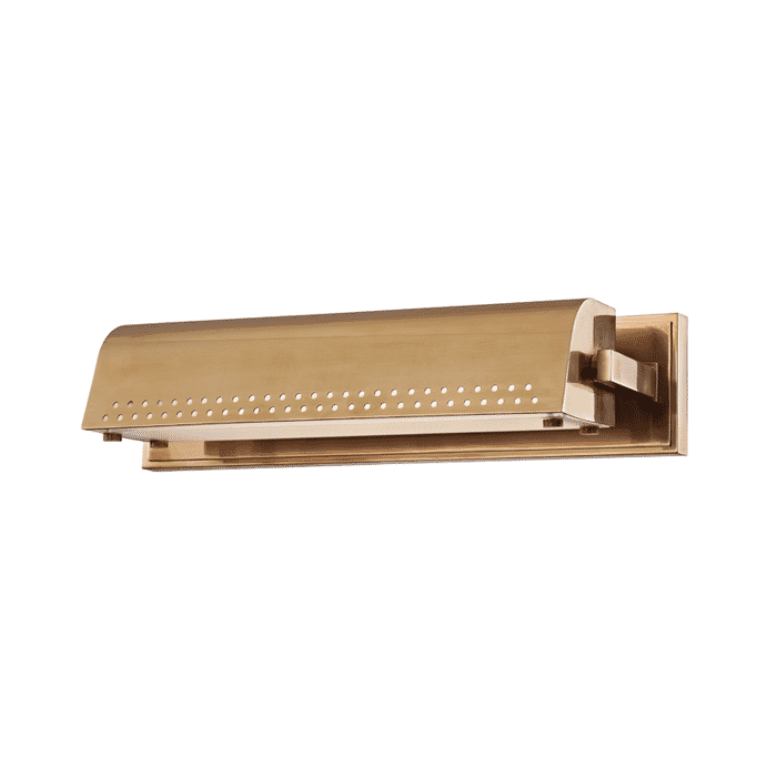 Hudson Valley Garfield 4" Picture Light in Aged Brass Hudson Valley Garfield 4" Picture Light in Aged Brass
