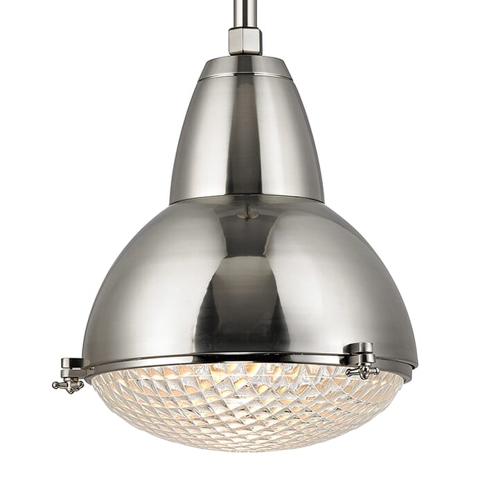 Hudson Valley Belmont 19" Pendant Light in Satin Nickel Hudson Valley Belmont 19" Pendant Light in Satin Nickel