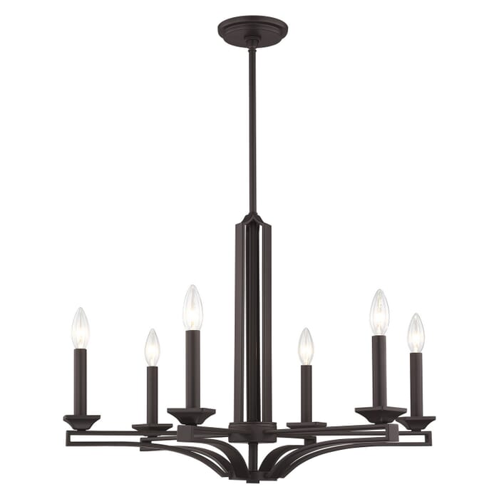 Trumbull 6-Light Chandelier in Bronze Trumbull 6-Light Chandelier in Bronze