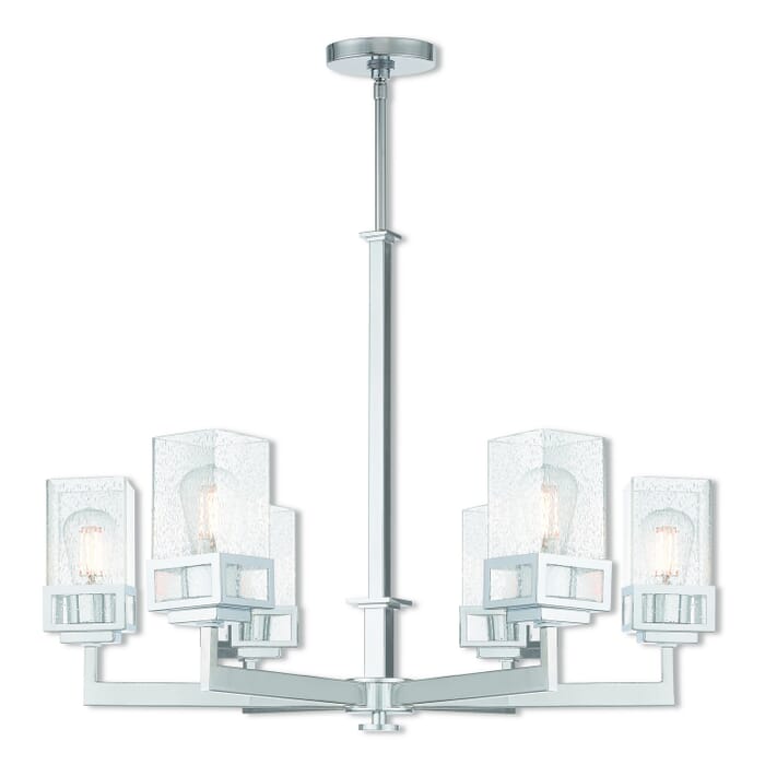 Harding 6-Light Chandelier in Polished Chrome Harding 6-Light Chandelier in Polished Chrome