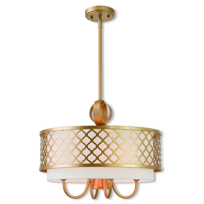 Arabesque 4-Light Pendant in Soft Gold Arabesque 4-Light Pendant in Soft Gold