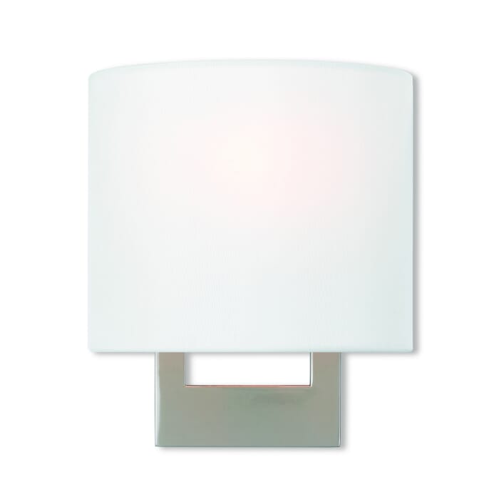 ADA Wall Sconces 1-Light Wall Sconce in Brushed Nickel ADA Wall Sconces 1-Light Wall Sconce in Brushed Nickel