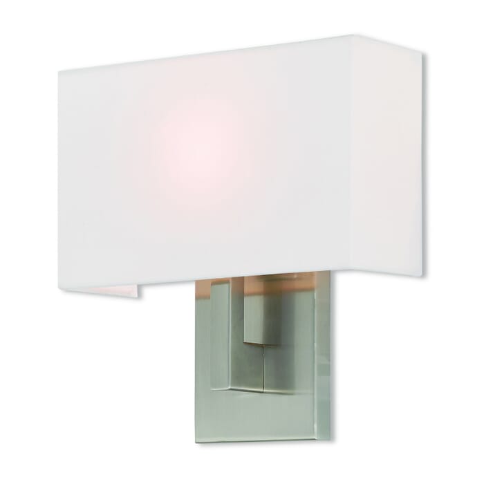 ADA Wall Sconces 1-Light Wall Sconce in Brushed Nickel ADA Wall Sconces 1-Light Wall Sconce in Brushed Nickel