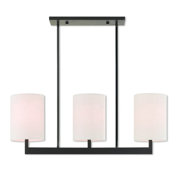 Hayworth 3-Light Linear Chandelier in Bronze Hayworth 3-Light Linear Chandelier in Bronze