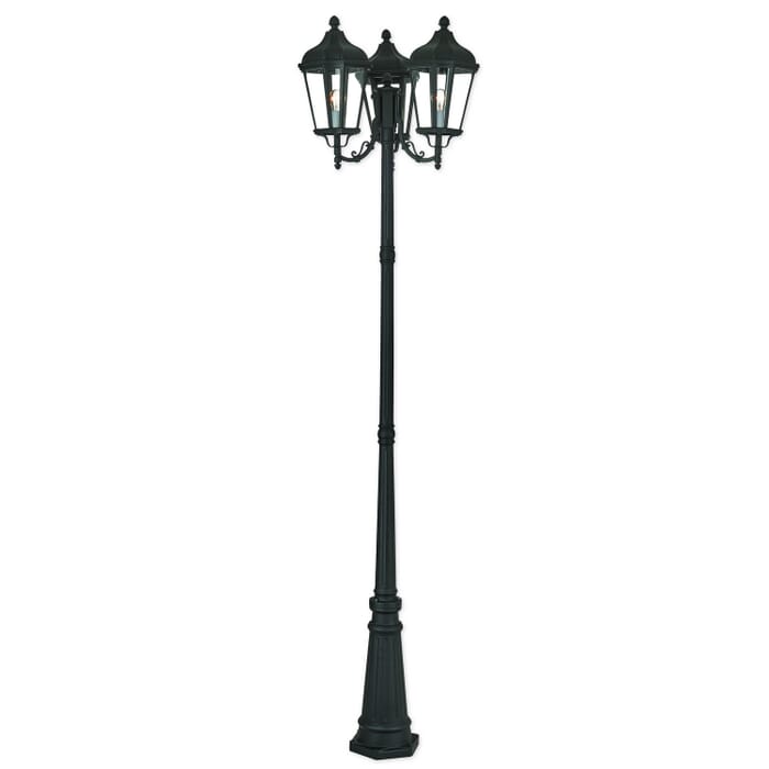 Three Light Outdoor Post Mount Three Light Outdoor Post Mount