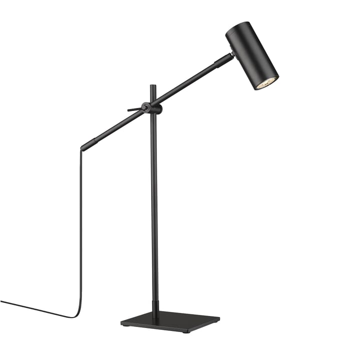 Z-Lite Calumet 1-Light Table Lamp Light In Matte Black Z-Lite Calumet 1-Light Table Lamp Light In Matte Black