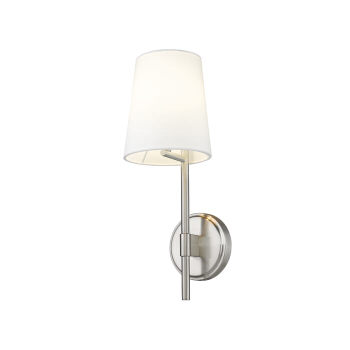 Z-Lite Winward 1-Light Wall Sconce In Brushed Nickel Z-Lite Winward 1-Light Wall Sconce In Brushed Nickel