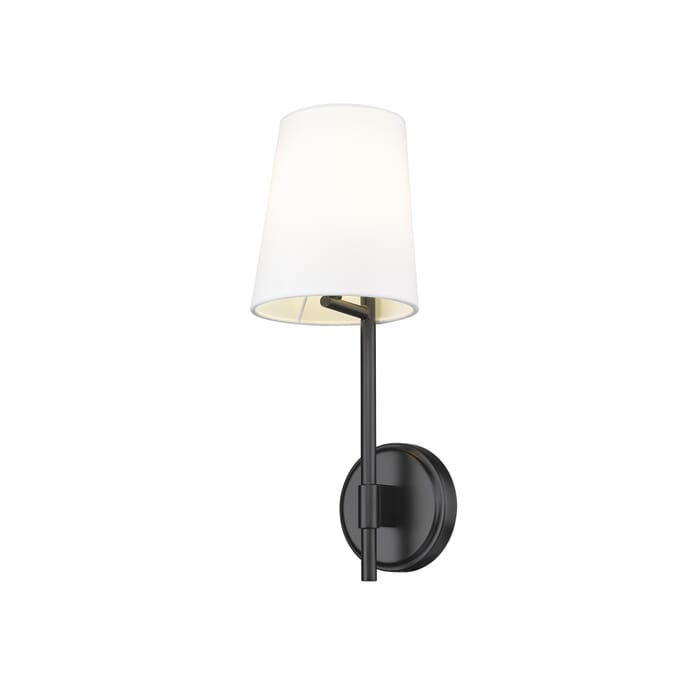 Z-Lite Winward 1-Light Wall Sconce In Matte Black Z-Lite Winward 1-Light Wall Sconce In Matte Black