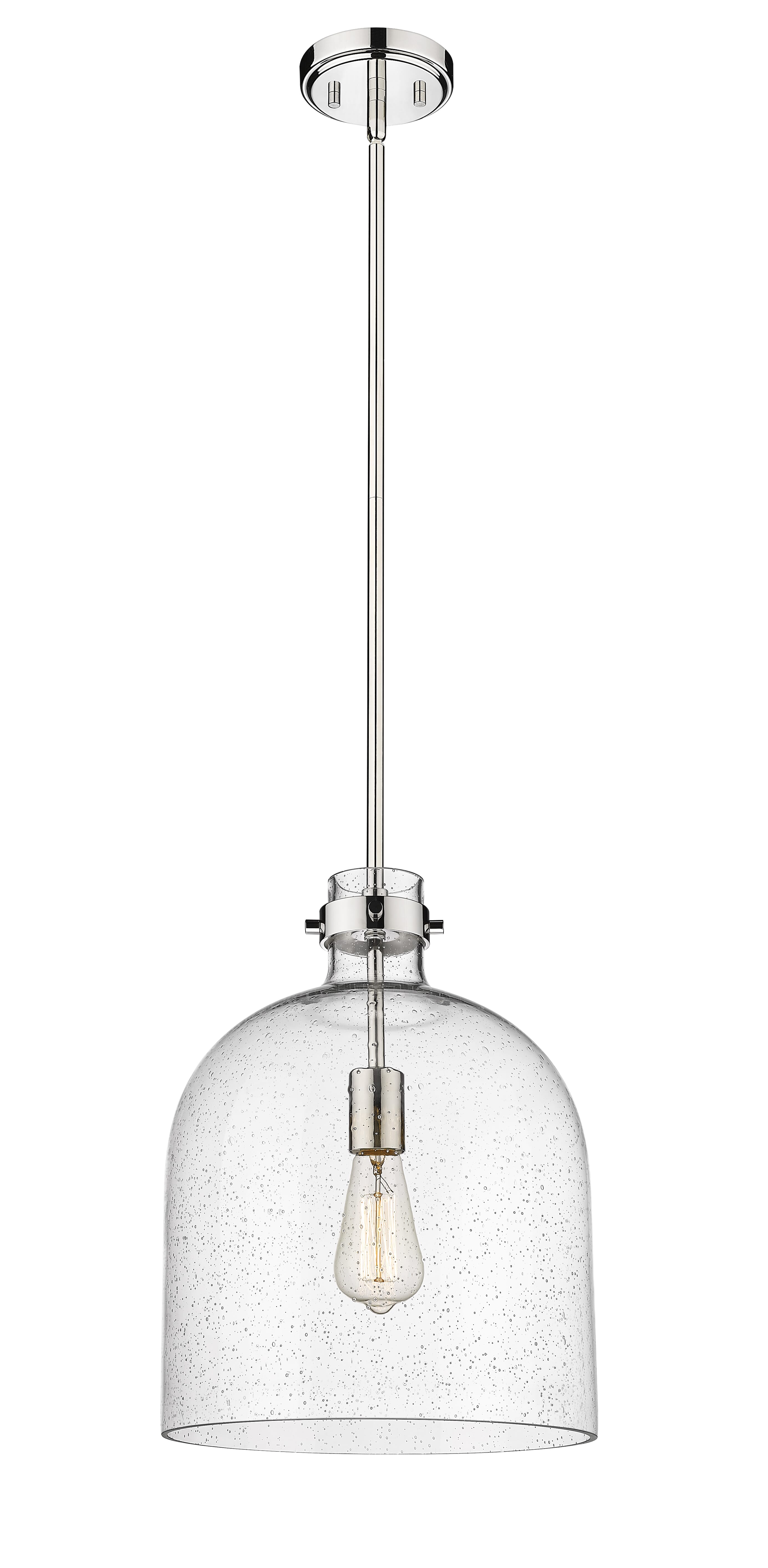 Z-Lite Pearson 1-Light Pendant Light In Polished Nickel