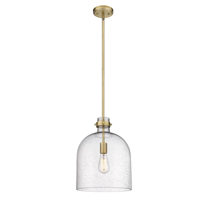 Z-Lite Pearson 1-Light Pendant Light In Rubbed Brass Z-Lite Pearson 1-Light Pendant Light In Rubbed Brass