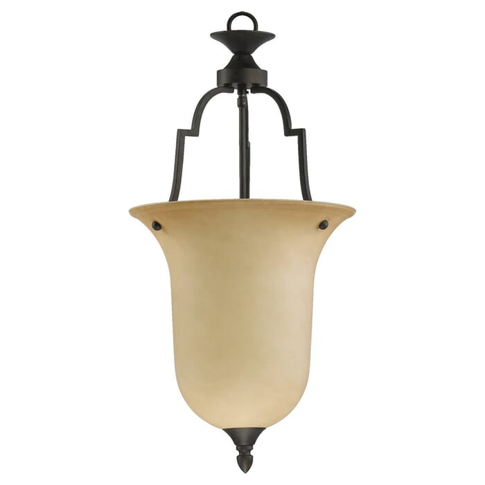 Quorum Coventry 13" Pendant Light in Toasted Sienna Quorum Coventry 13" Pendant Light in Toasted Sienna