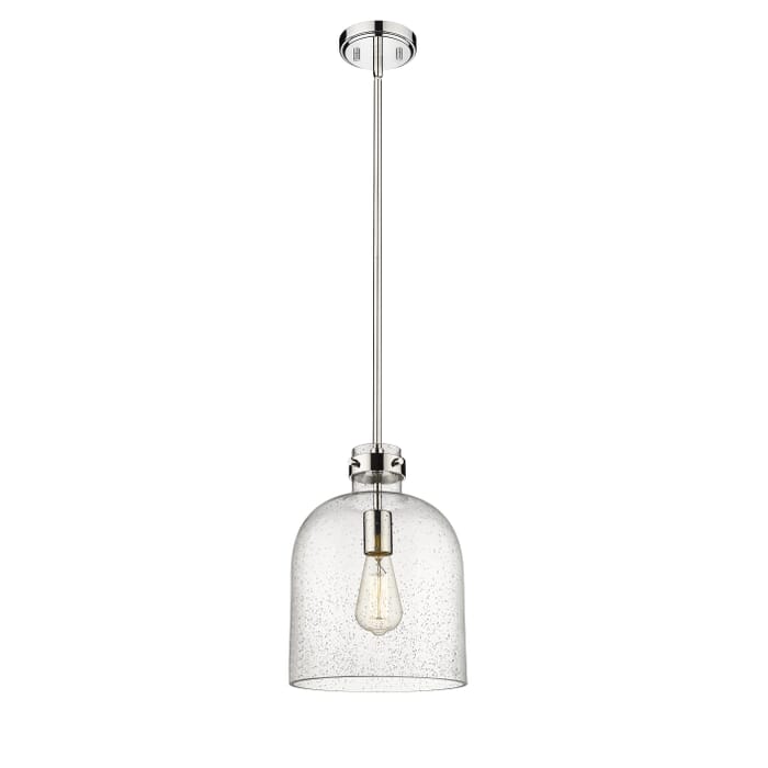 Z-Lite Pearson 1-Light Pendant Light In Polished Nickel Z-Lite Pearson 1-Light Pendant Light In Polished Nickel