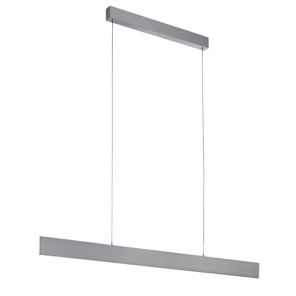 Climene 1-Light LED Pendant in Brushed Aluminum
