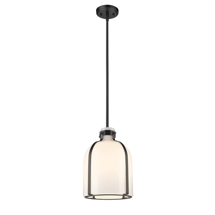 Z-Lite Pearson 1-Light Pendant Light In Matte Black Z-Lite Pearson 1-Light Pendant Light In Matte Black