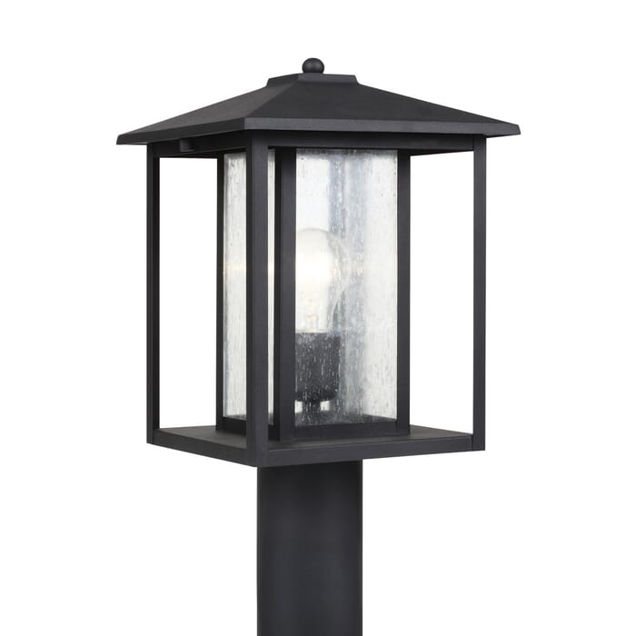 Sea Gull Hunnington 15" Outdoor Post Light in Black Sea Gull Hunnington 15" Outdoor Post Light in Black
