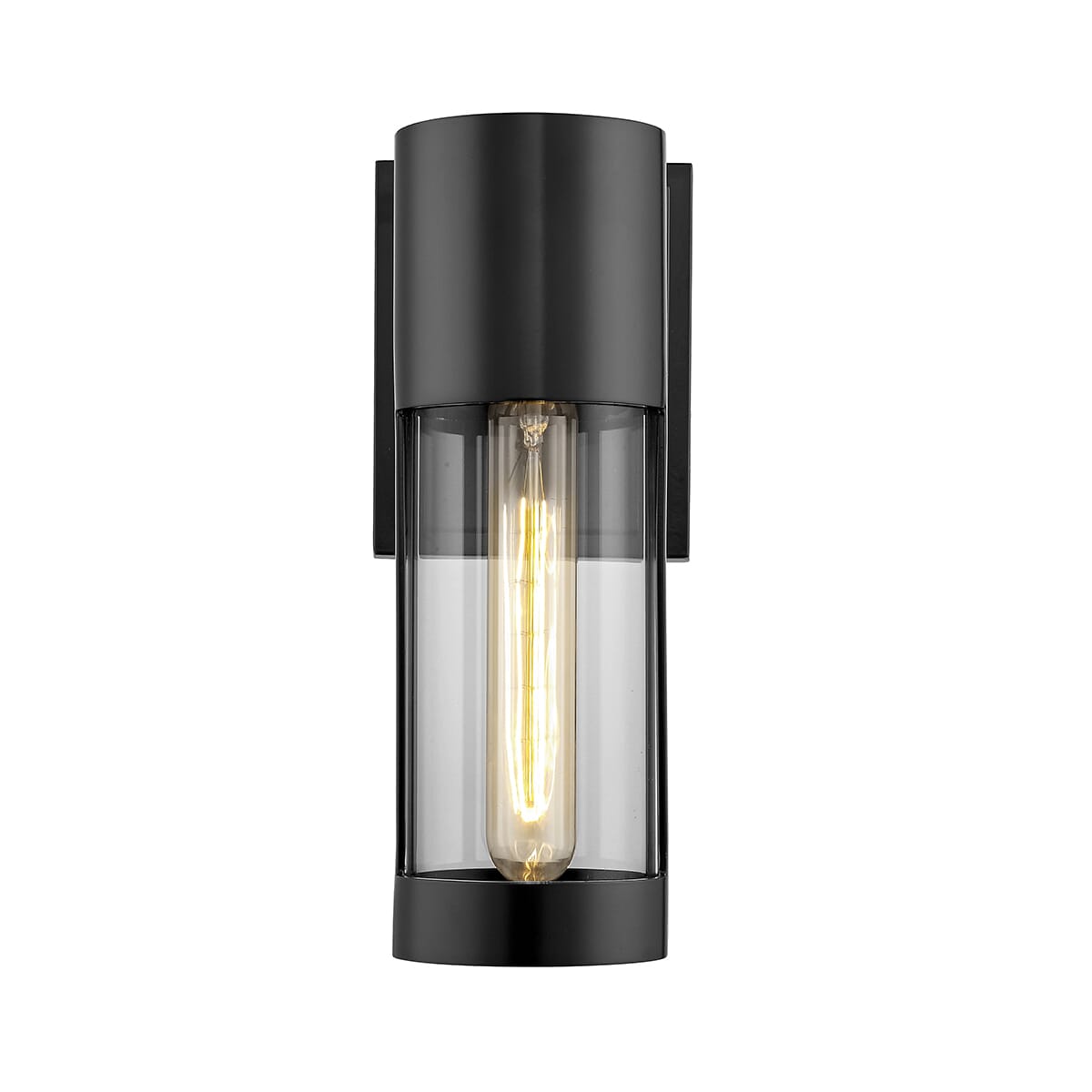 Photos - Chandelier / Lamp Millenium Millennium Lighting Powder Coat Black One Light Outdoor Wall Sconce from the Hester Collection 8211-PBK 