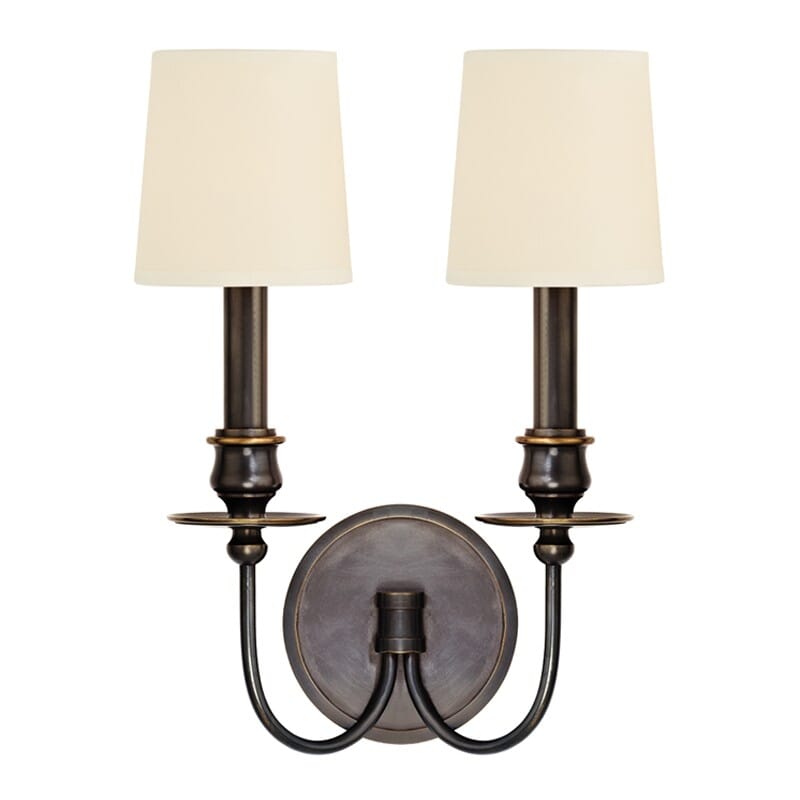 Cohasset 2-Light 14" Wall Sconce in Old Bronze