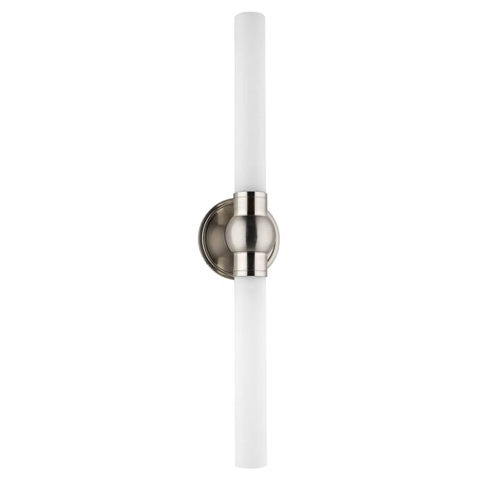Hudson Valley Cornwall 2-Light 5" Bathroom Vanity Light in Satin Nickel Hudson Valley Cornwall 2-Light 5" Bathroom Vanity Light in Satin Nickel