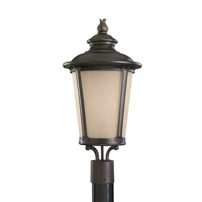 Sea Gull Cape May 23" Outdoor Post Light in Burled Iron Sea Gull Cape May 23" Outdoor Post Light in Burled Iron