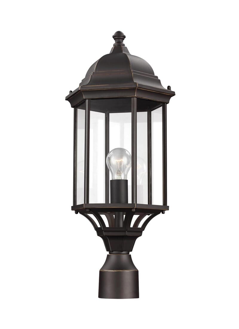 Sea Gull Sevier 22" Outdoor Post Light in Antique Bronze
