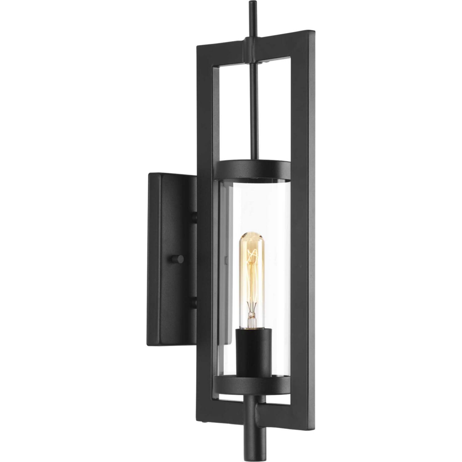 Black One Light Wall Lantern from the Mcbee Collection