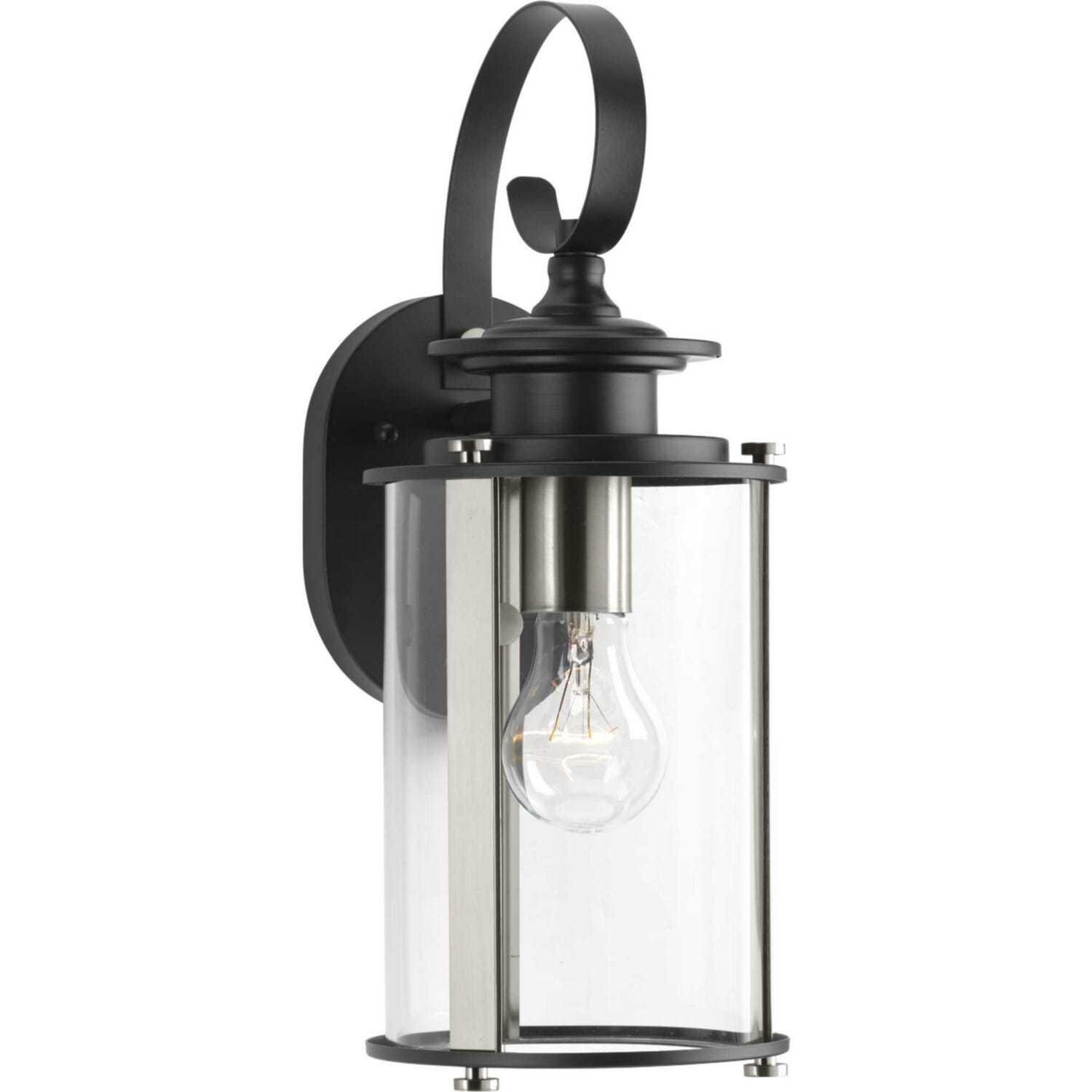 Black One Light Wall Lantern from the Squire Collection
