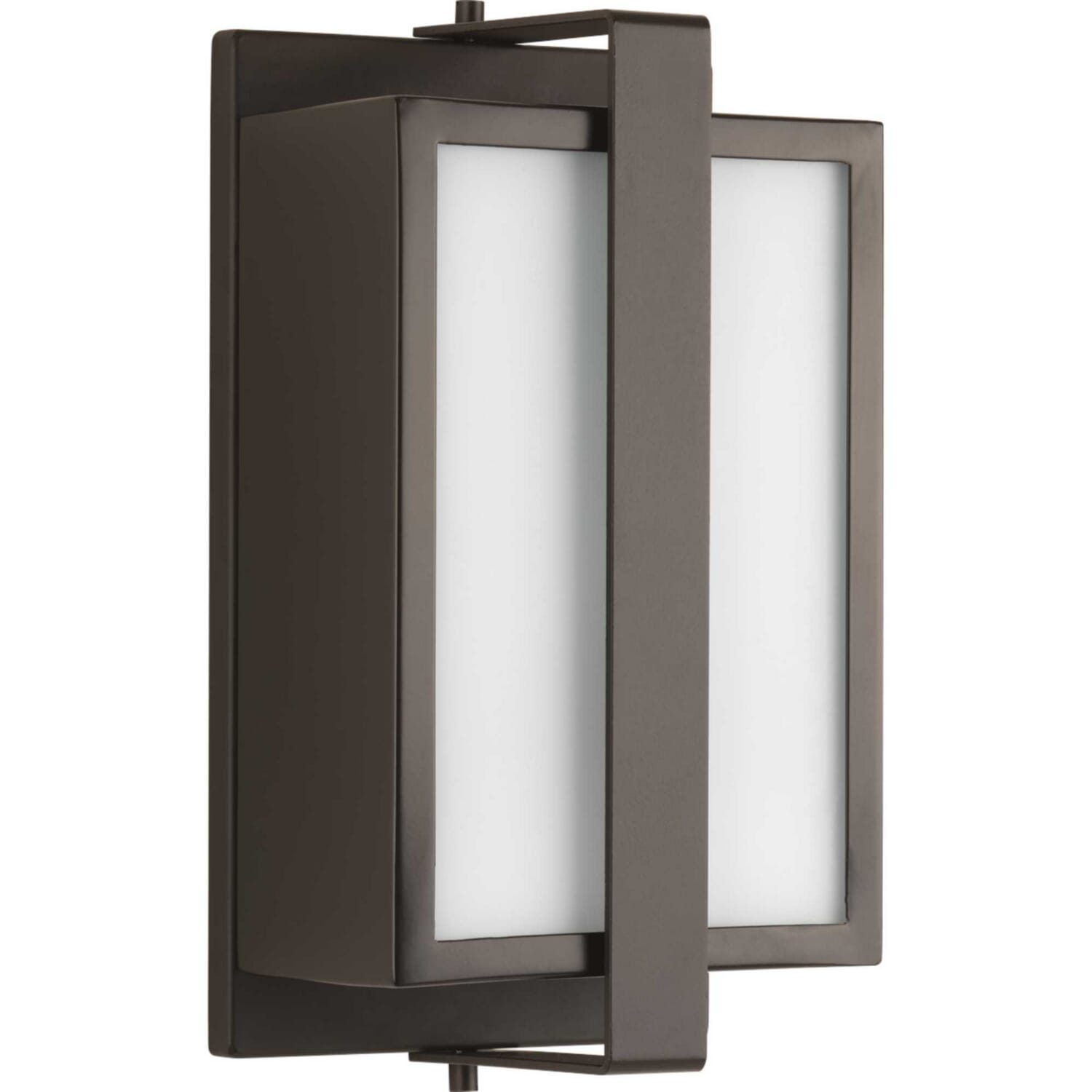 Architectural Bronze One Light Wall Lantern from the Diverge Collection
