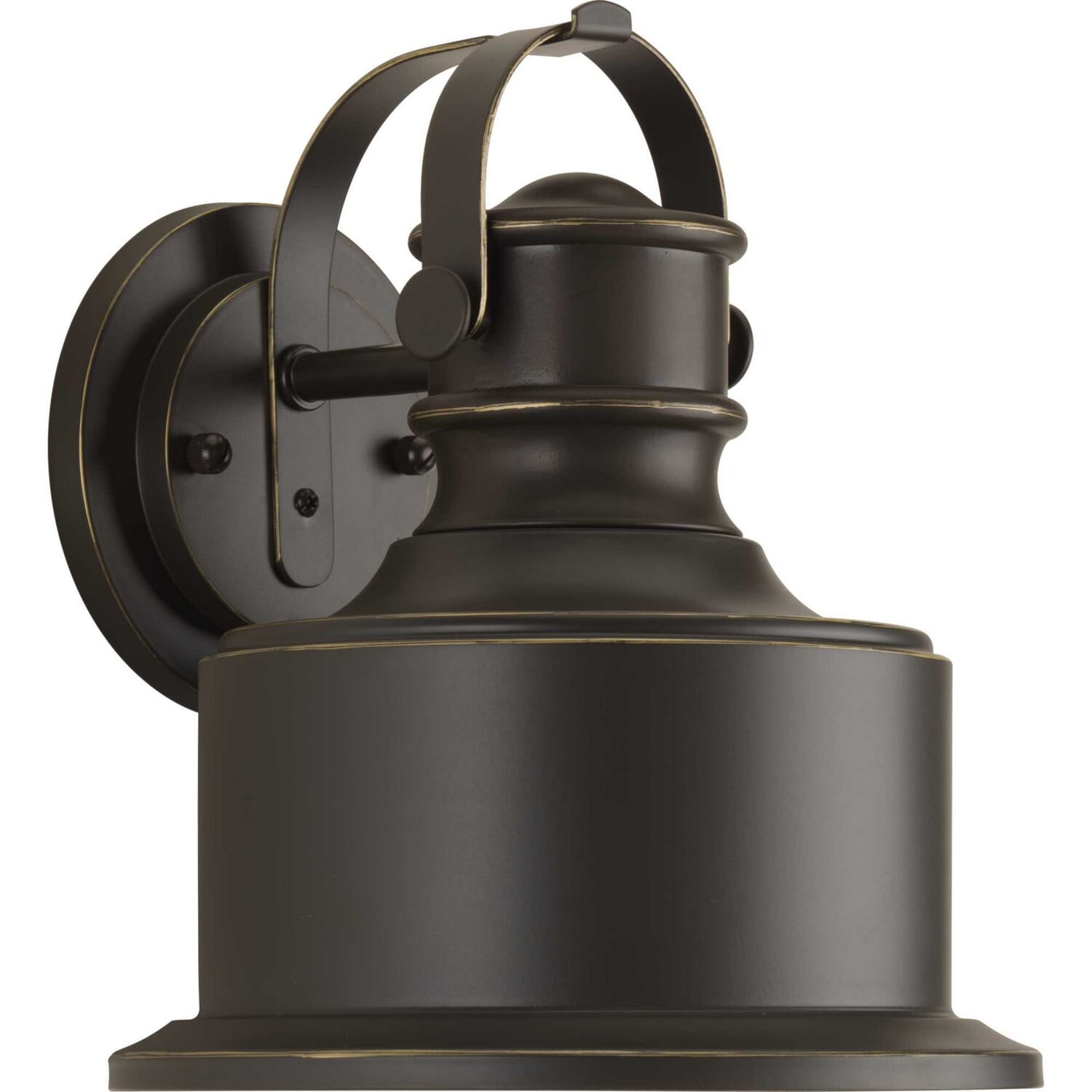 Antique Bronze LED Wall Lantern from the Callahan Led Collection