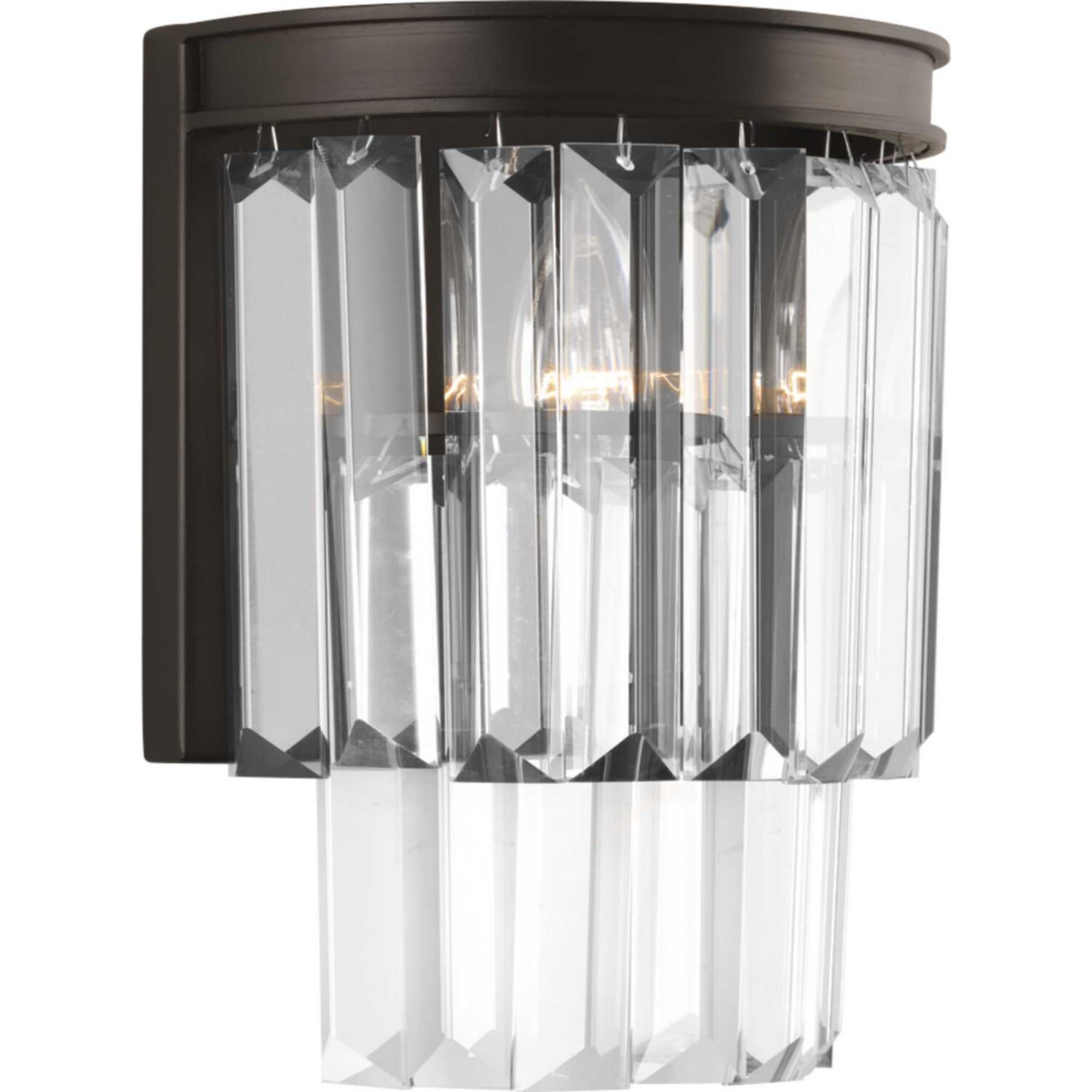 Antique Bronze Two Light Wall Sconce from the Glimmer Collection
