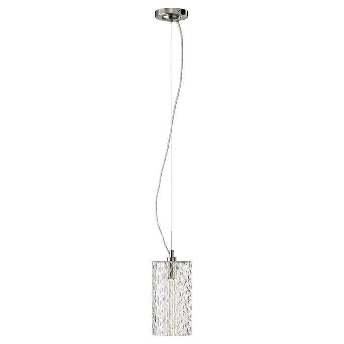Quorum Transitional 5" Pendant Light in Satin Nickel Quorum Transitional 5" Pendant Light in Satin Nickel