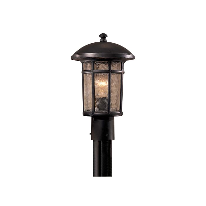 The Great Outdoors Cranston 15" Outdoor Post Light in Heritage The Great Outdoors Cranston 15" Outdoor Post Light in Heritage