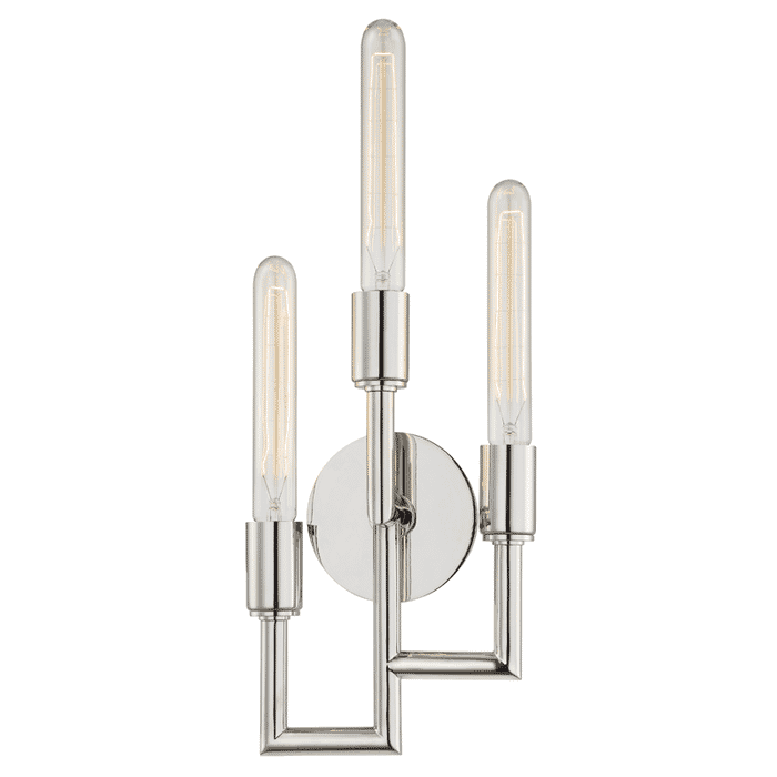 Hudson Valley Angler 3-Light 20" Wall Sconce in Polished Nickel Hudson Valley Angler 3-Light 20" Wall Sconce in Polished Nickel
