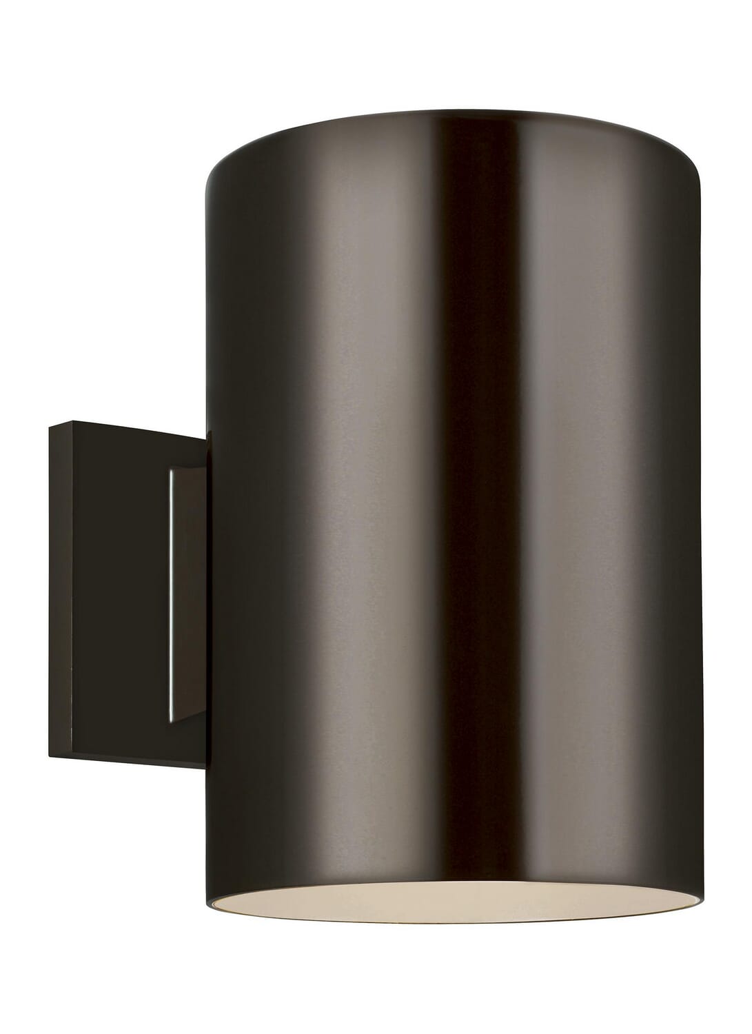 Outdoor Cylinders 1-Light Outdoor Wall Lantern in Bronze